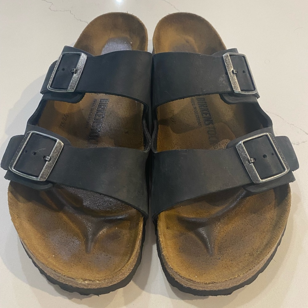 Birkenstock Arizona Black Oiled Leather